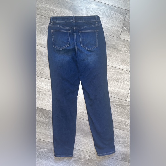 Motto Denim Jeans Womens Size 4 Dark Wash 27in Inseam Skinny High Rise EUC - Picture 3 of 5